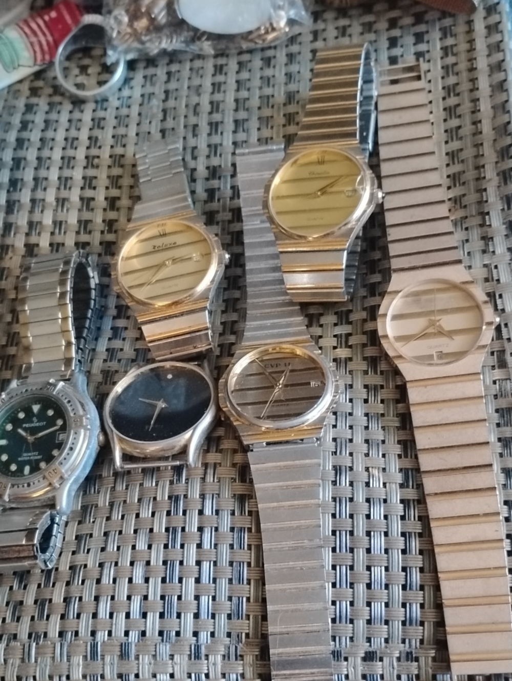 Men's Silver & Gold Tone Stainless Steel Watches-6